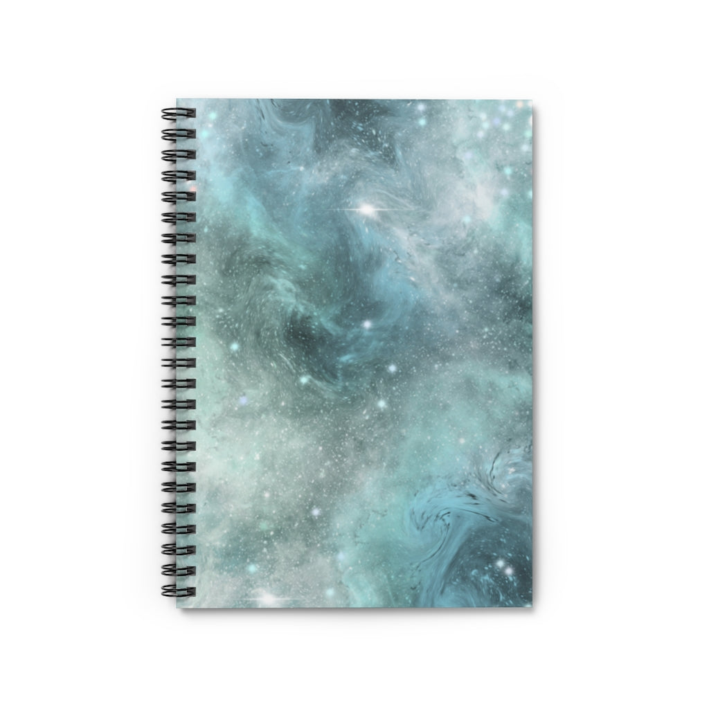 Celestial Cosmic Galaxy Spiral Notebook - Ruled Line