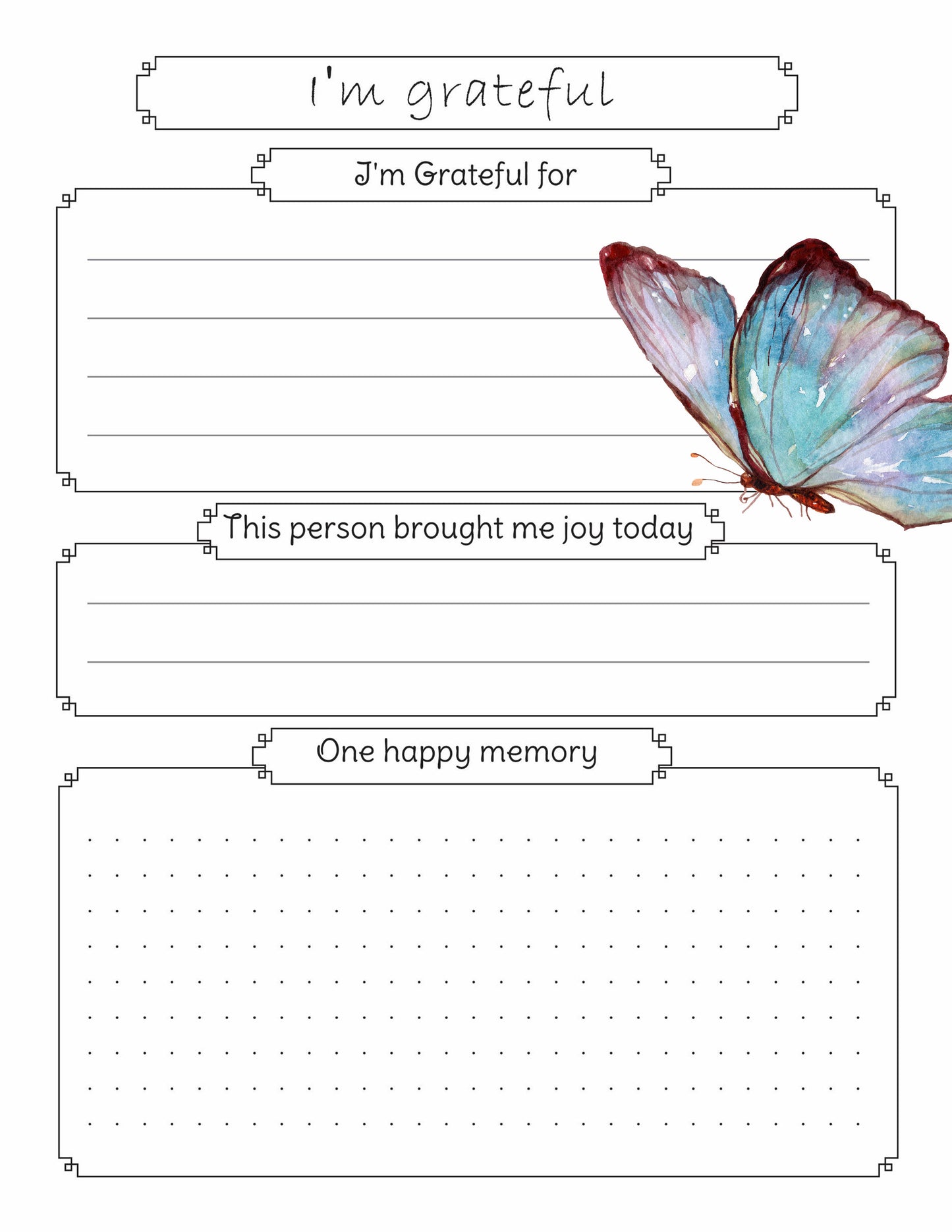 Life Guidance Angel Gratitude Journal 150 Page Ebook Digital Download