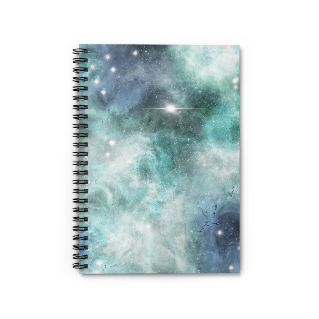 Celestial Cosmic Galaxy Spiral Notebook - Ruled Line